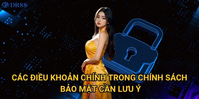 Các điều khoản chính trong chính sách bảo mật cần lưu ý?
